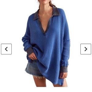 Free People, We The Free Travis Polo